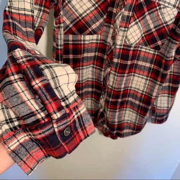 Be Cool Button Down Flannel Shirt Plaid - Picture 7 of 9
